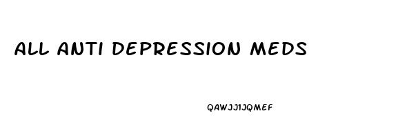 all anti depression meds