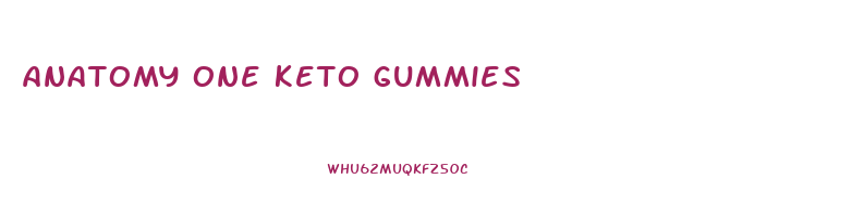 anatomy one keto gummies