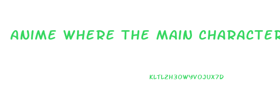 anime where the main character loses weight