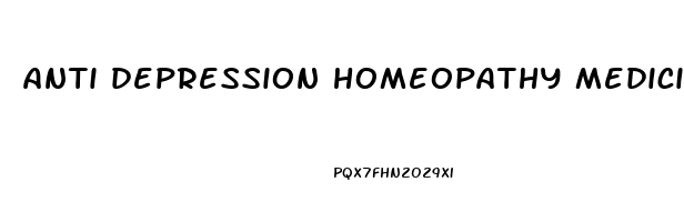 anti depression homeopathy medicine