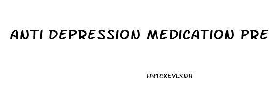 anti depression medication premature ejaculation