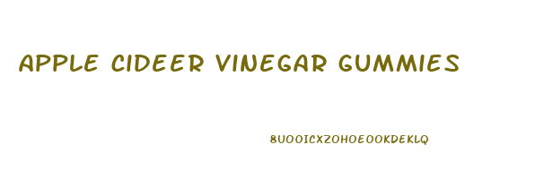 apple cideer vinegar gummies