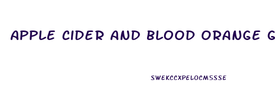 apple cider and blood orange gummies