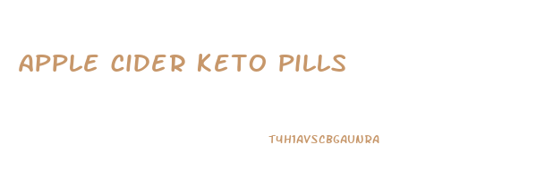 apple cider keto pills