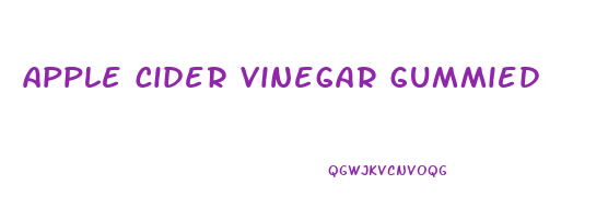 apple cider vinegar gummied
