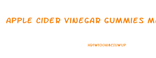 apple cider vinegar gummies meijer