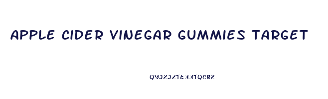 apple cider vinegar gummies target