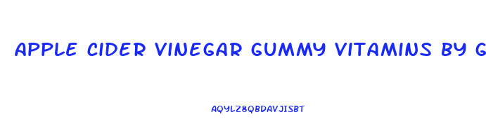 apple cider vinegar gummy vitamins by goli