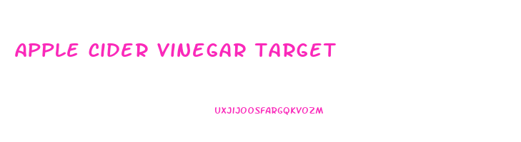 apple cider vinegar target