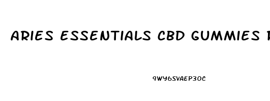 aries essentials cbd gummies reviews