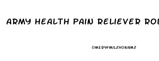 army health pain reliever roll on 2 5 oz