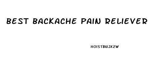 best backache pain reliever