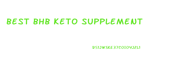 best bhb keto supplement