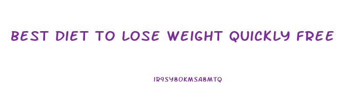 best diet to lose weight quickly free