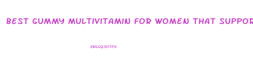 best gummy multivitamin for women that supports weight loss