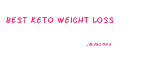 best keto weight loss