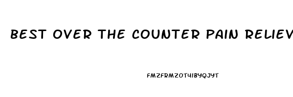 best over the counter pain reliever for knee pain