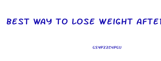 best way to lose weight after gallbladder surgery