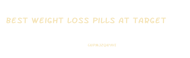 best weight loss pills at target