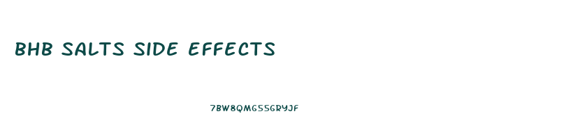 bhb salts side effects