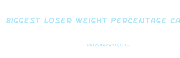 biggest loser weight percentage calculator