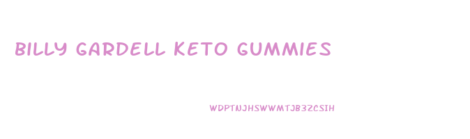 billy gardell keto gummies