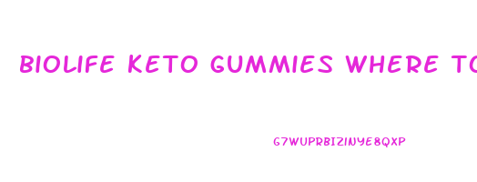 biolife keto gummies where to buy