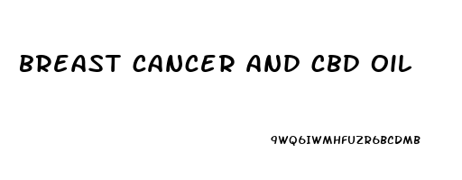 breast cancer and cbd oil