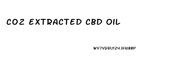 c02 extracted cbd oil