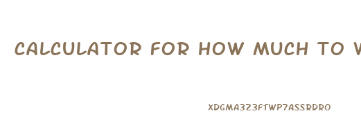 calculator for how much to walk to lose weight