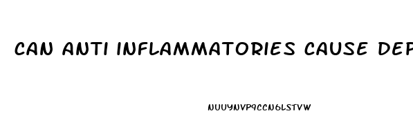 can anti inflammatories cause depression