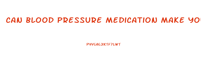 can blood pressure medication make you lose weight