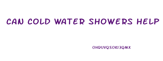can cold water showers help you lose weight