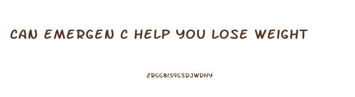 can emergen c help you lose weight