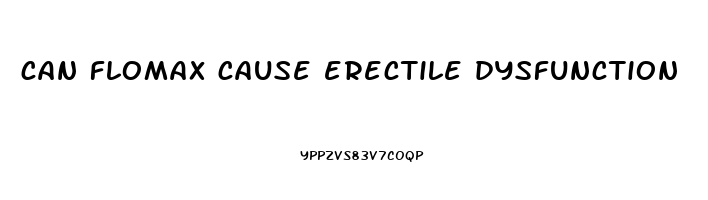 can flomax cause erectile dysfunction