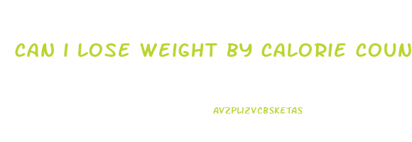 can i lose weight by calorie counting