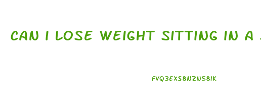 can i lose weight sitting in a sauna