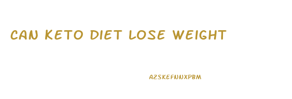 can keto diet lose weight
