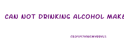can not drinking alcohol make you lose weight