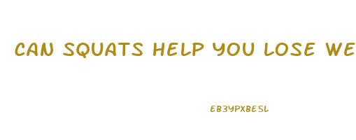 can squats help you lose weight