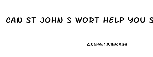 can st john s wort help you sleep