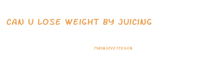 can u lose weight by juicing