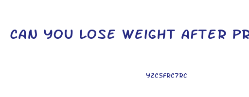 can you lose weight after pregnancy