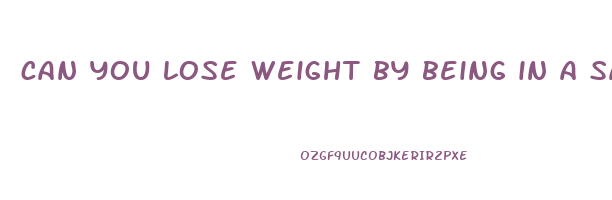 can you lose weight by being in a sauna