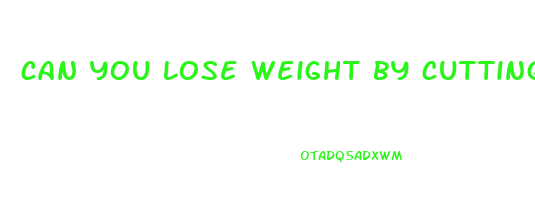 can you lose weight by cutting out soda