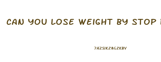 can you lose weight by stop drinking soda