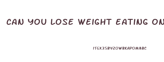 can you lose weight eating only rice