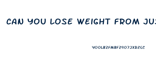 can you lose weight from just sweating