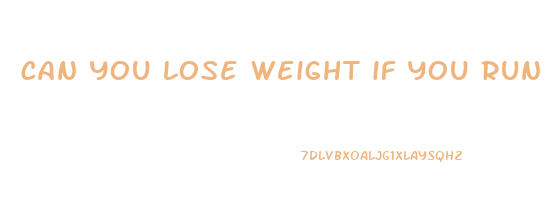 can you lose weight if you run everyday