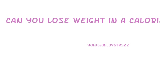 can you lose weight in a calorie surplus